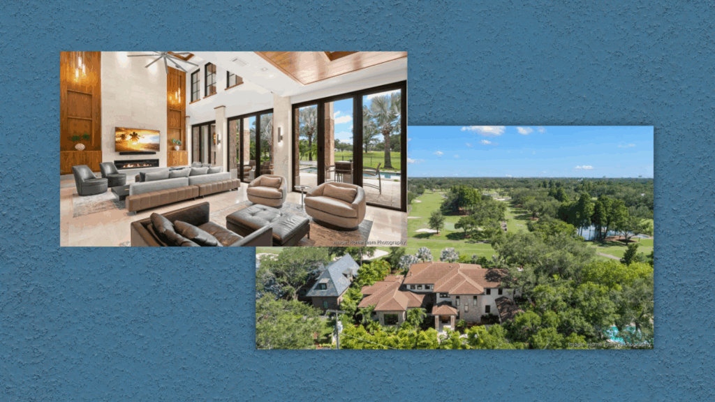 A record-setting $9.2 million estate on Palma Ceia Golf Course, blending modern design with prime South Tampa views.