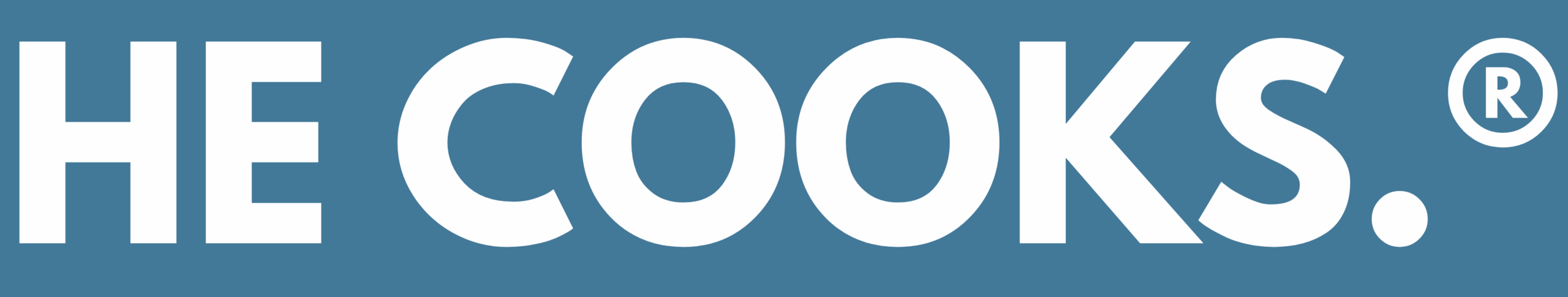 The HE COOKS® logo